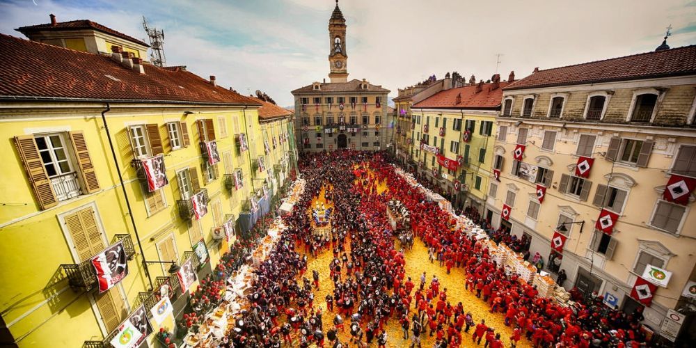 La Battaglia delle Arance a Ivrea
